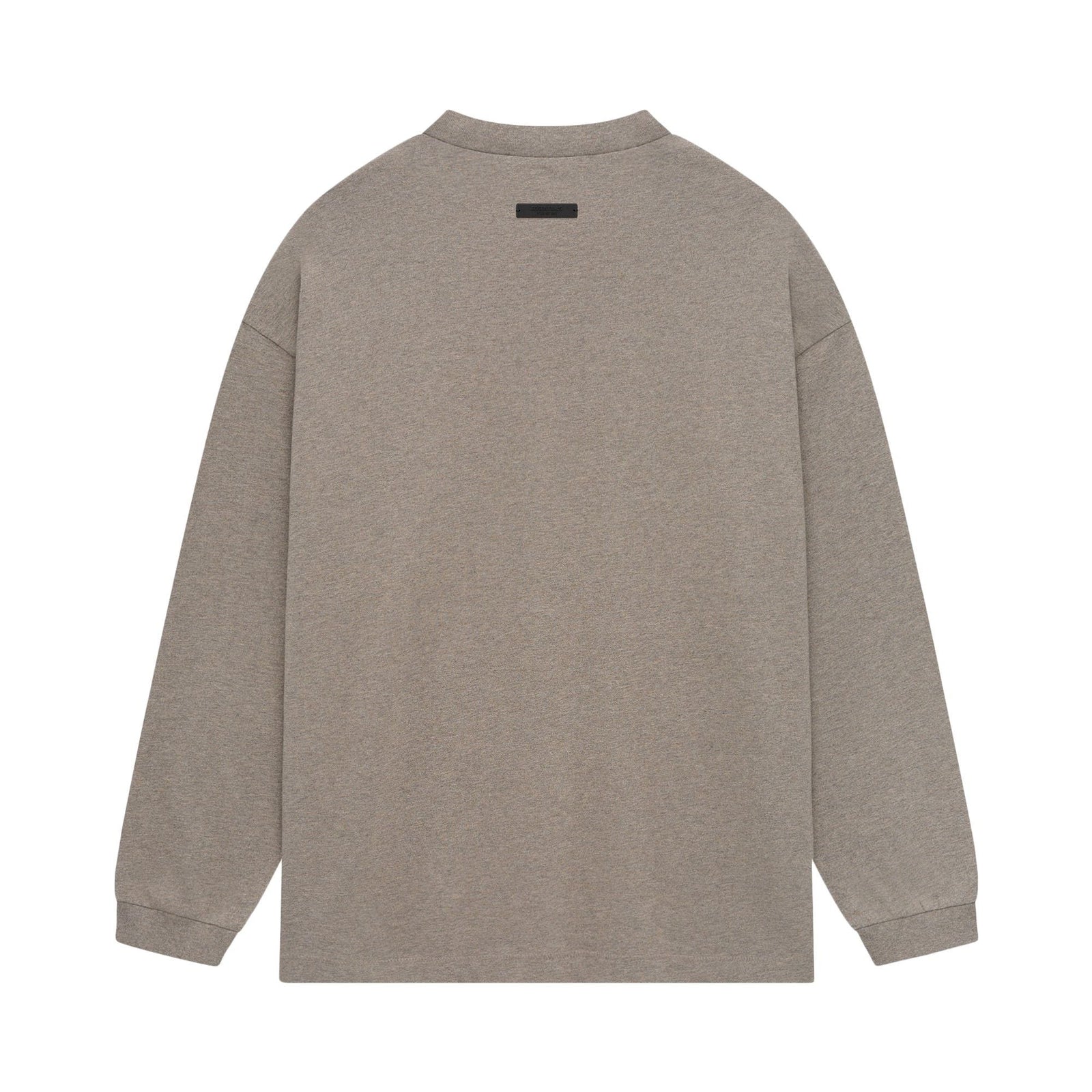 Fear of God Essentials Heavy Long-Sleeve Tee Heather Grey (FW24) - Im Your Wardrobe