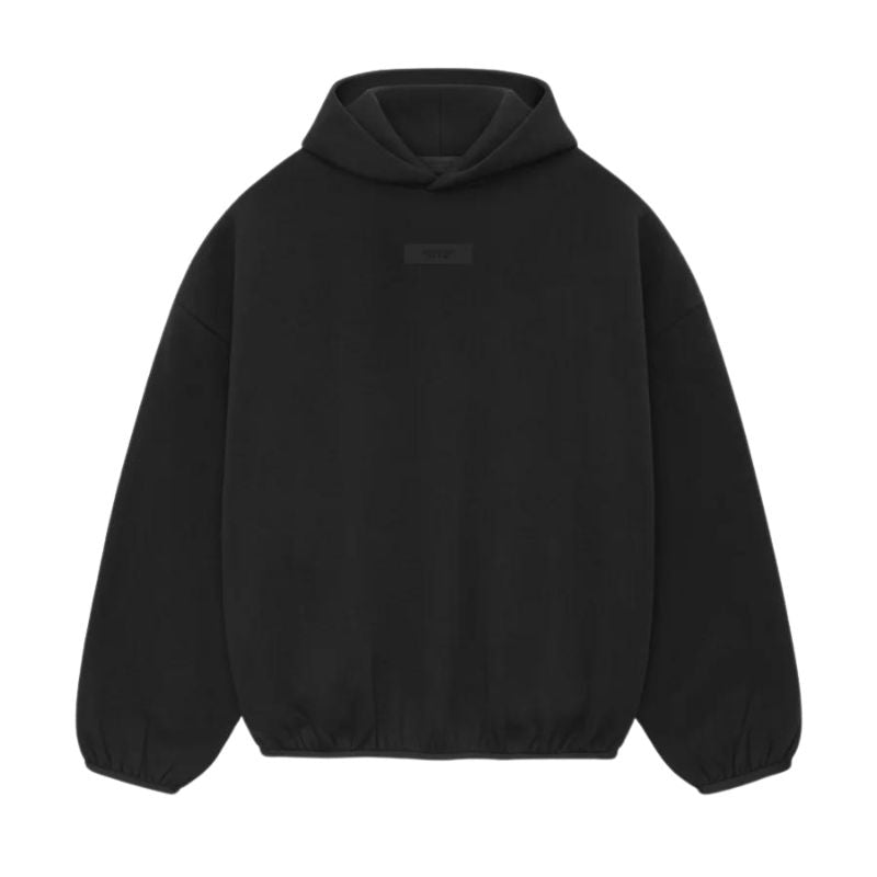 Fear of God Essentials Hoodie - Jet Black (Chest Logo) - Im Your Wardrobe