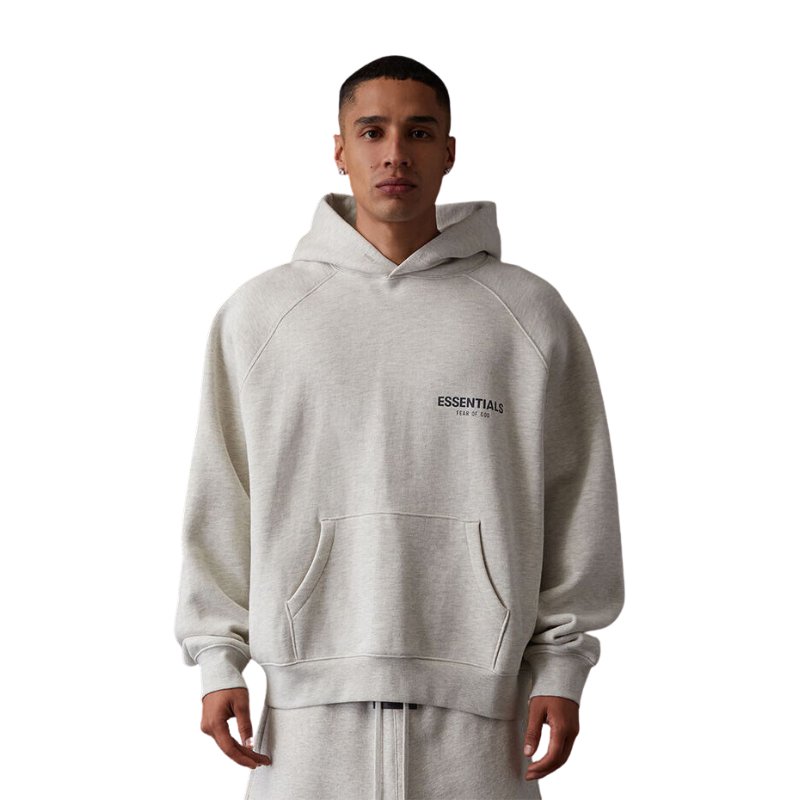 パーカー・フーディ Essentials The Core Collection Hoodie Light Oatmeal Fear of God Essentials Core Collection Pullover Hoodie Light