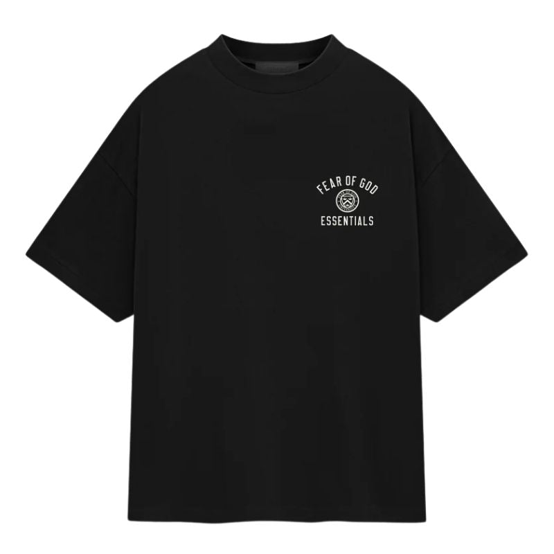 Fear of God Essentials Jersey Crewneck T-Shirt (Black) (FW24) - Im Your Wardrobe