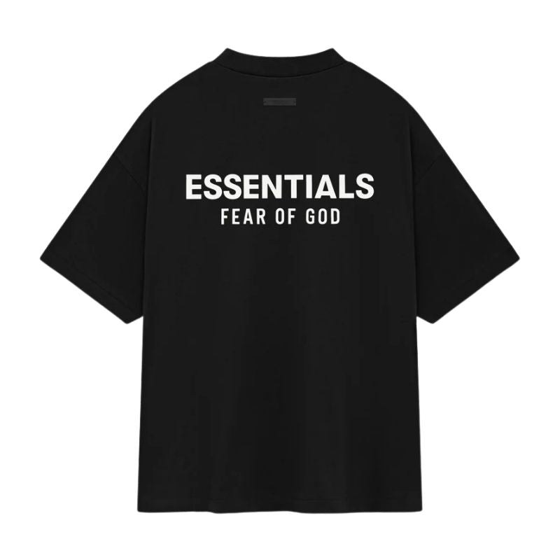 Fear of God Essentials Jersey Crewneck T-Shirt (Black) (FW24) - Im Your Wardrobe