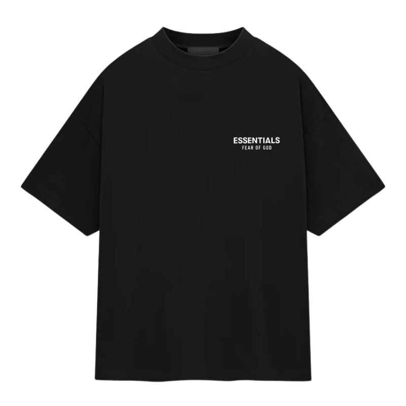 Fear of God Essentials Jersey Crewneck T-Shirt (Black) (FW24) - Im Your Wardrobe