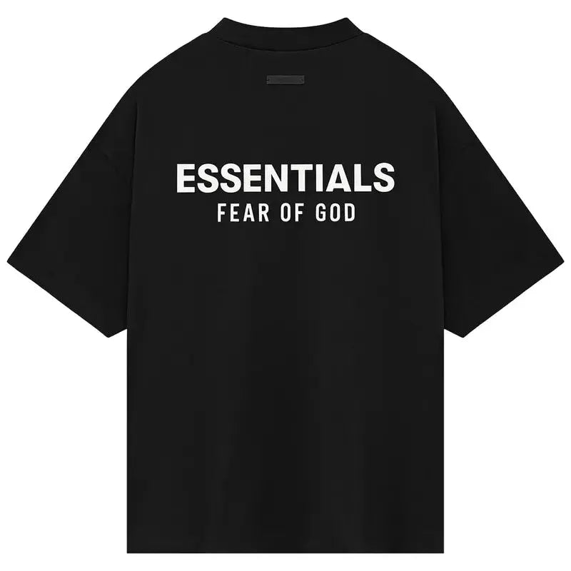 Fear of God Essentials Jersey Crewneck T-Shirt Black - Im Your Wardrobe