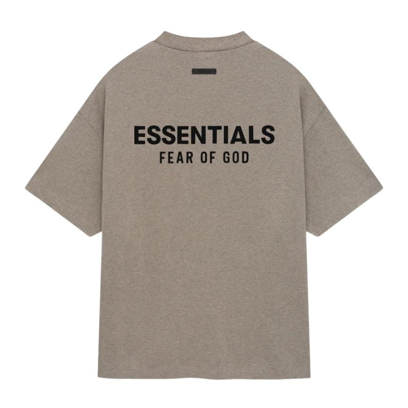 Fear of God Essentials Jersey Crewneck T-Shirt (Heather Gray) (FW24) - Im Your Wardrobe