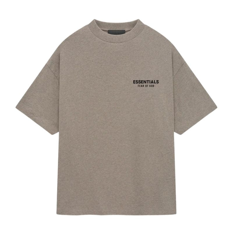 Fear of God Essentials Jersey Crewneck T-Shirt (Heather Gray) (FW24) - Im Your Wardrobe