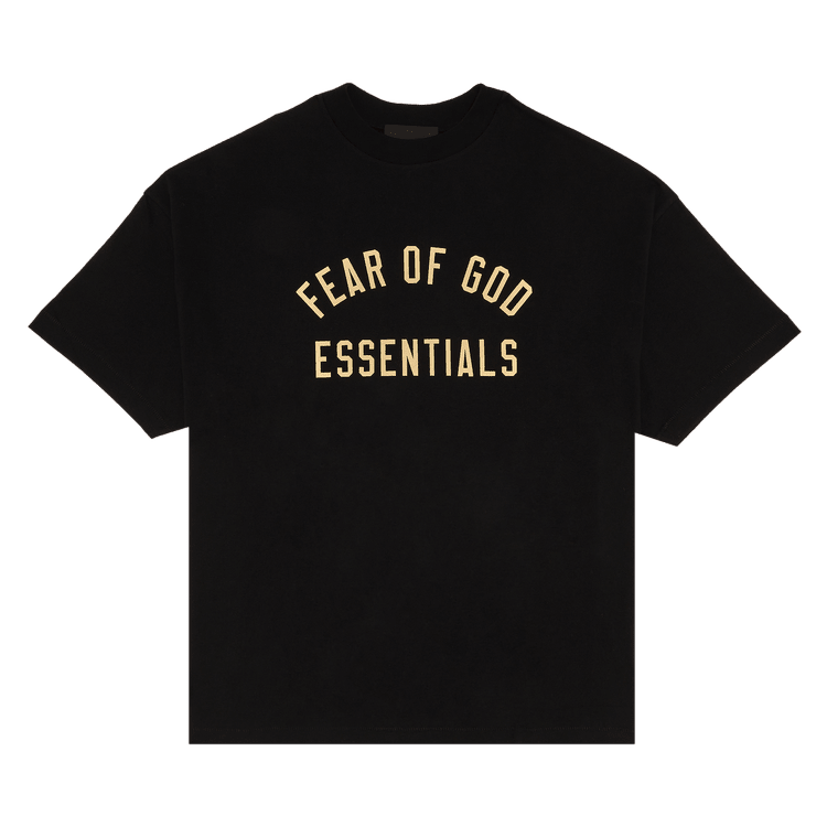 Fear of God Essentials Jersey Crewneck Tee Black (FW24) - Im Your Wardrobe
