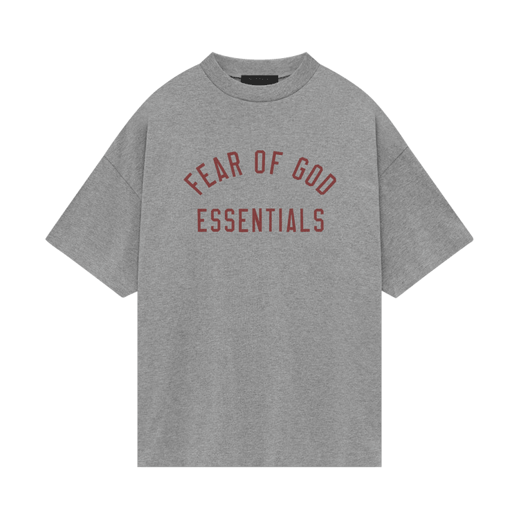 Fear of God Essentials Jersey Crewneck Tee Dark Heather (FW24) - Im Your Wardrobe