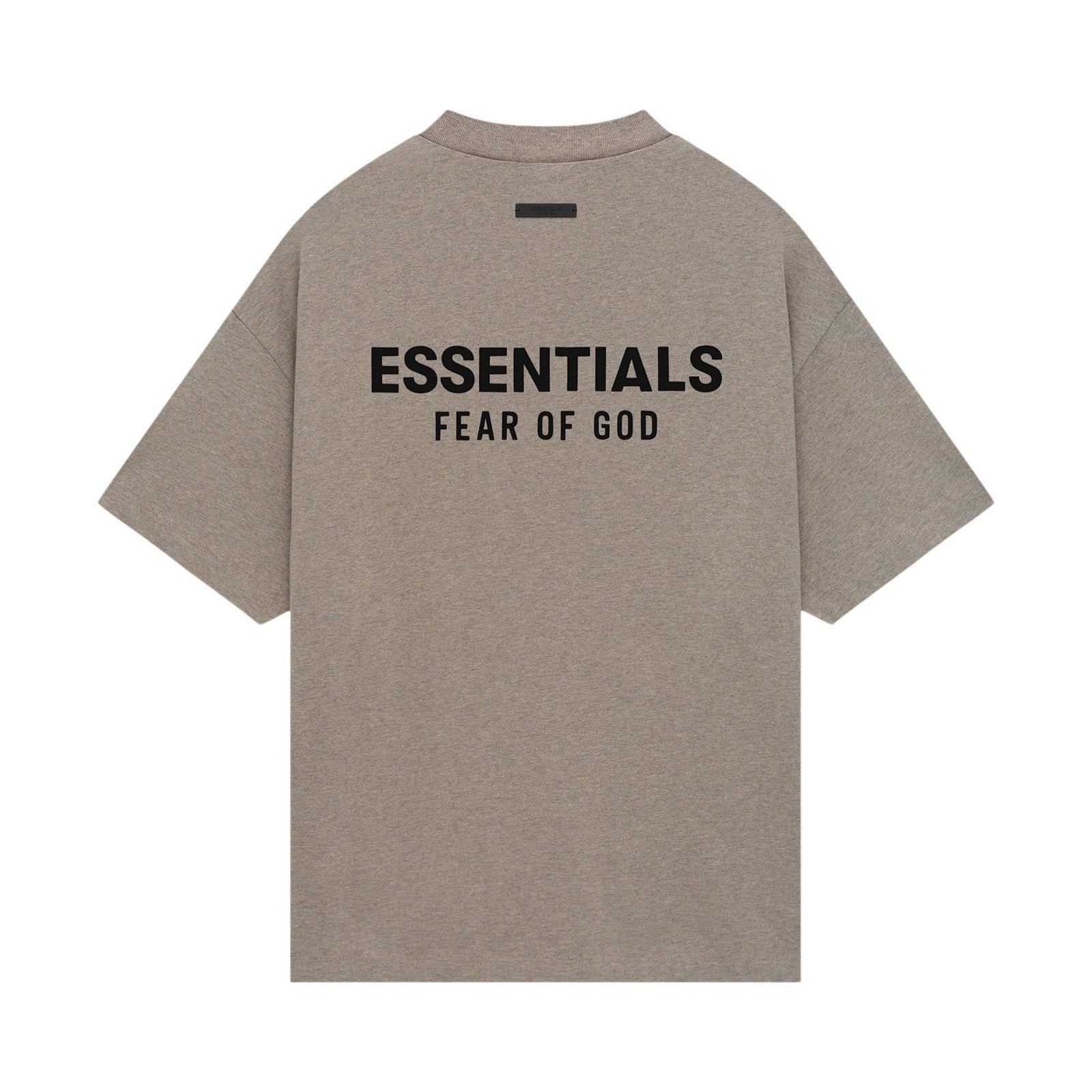 Fear of God Essentials Jersey Crewneck Tee Heather Grey (FW24) - Im Your Wardrobe