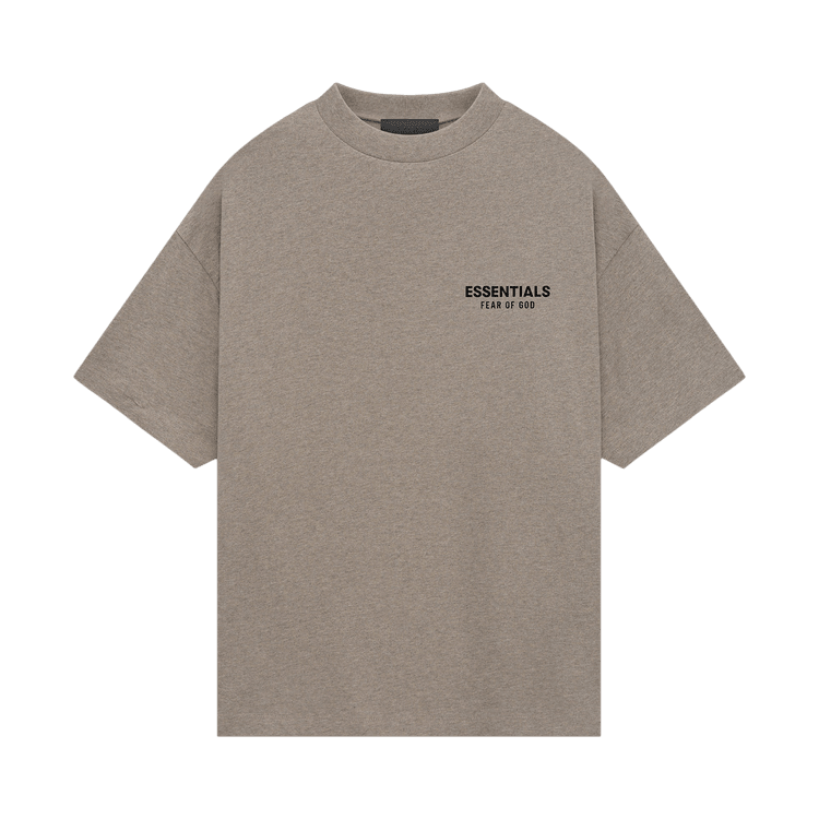 Fear of God Essentials Jersey Crewneck Tee Heather Grey (FW24) - Im Your Wardrobe