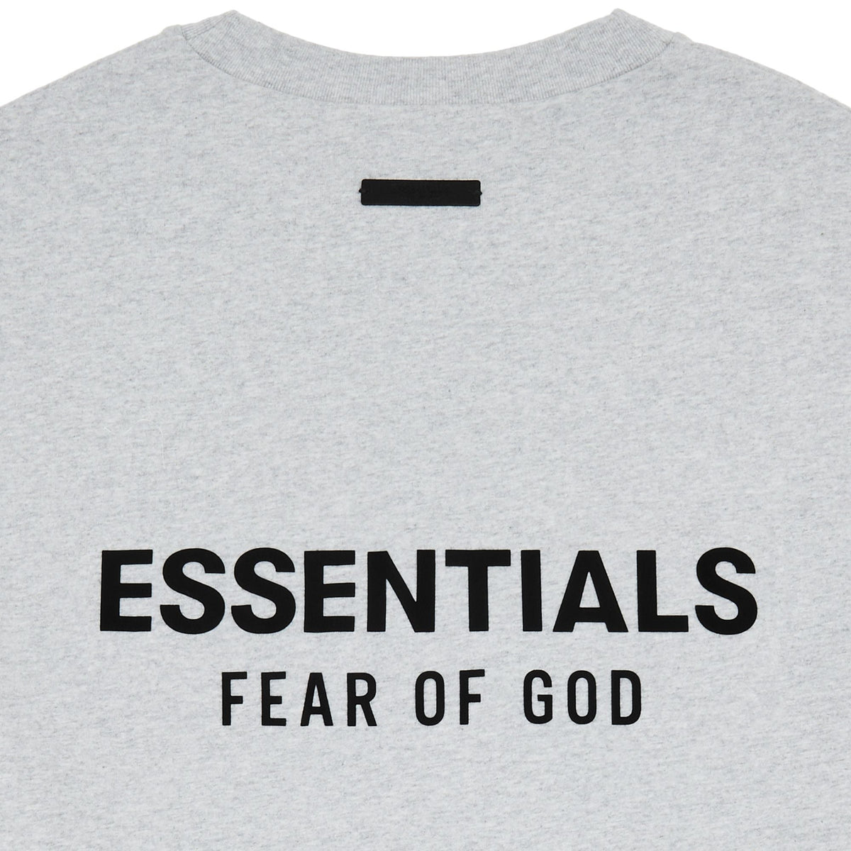 Fear of God Essentials Jersey Crewneck Tee Light Heather Grey (FW24) - Im Your Wardrobe