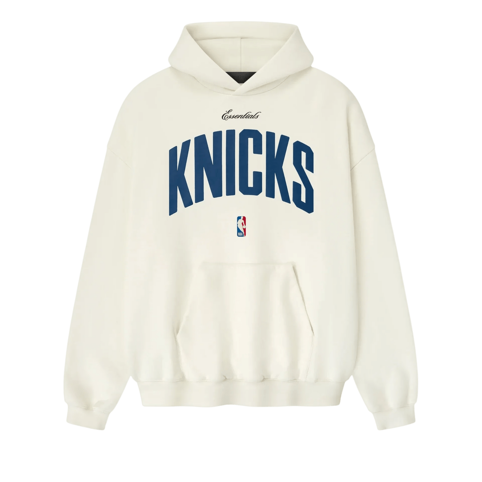 Fear of God Essentials Knicks 90s Hoodie Cream White - Im Your Wardrobe