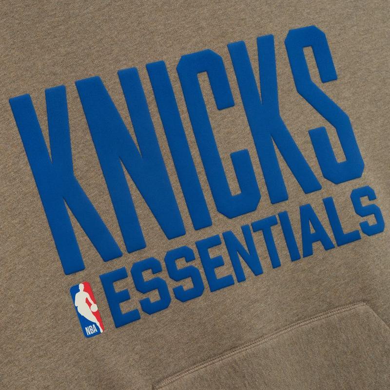 Fear of God Essentials Knicks Sport Crewneck Homestead Heather - Im Your Wardrobe