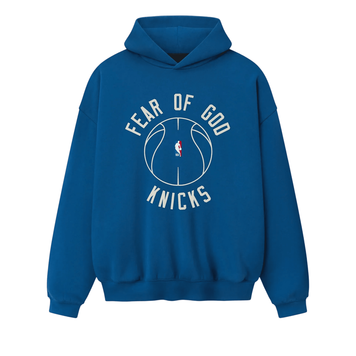 Fear Of God Essentials Knicks X Barkley Hendricks 90s Hoodie Faded Blue - Im Your Wardrobe