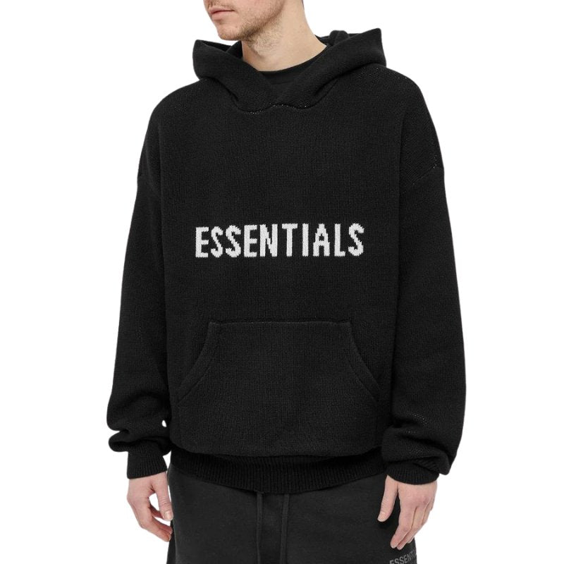 Fear of God Essentials Knit Hoodie (FW20) Dark Slate/Stretch Limo/Black - Im Your Wardrobe