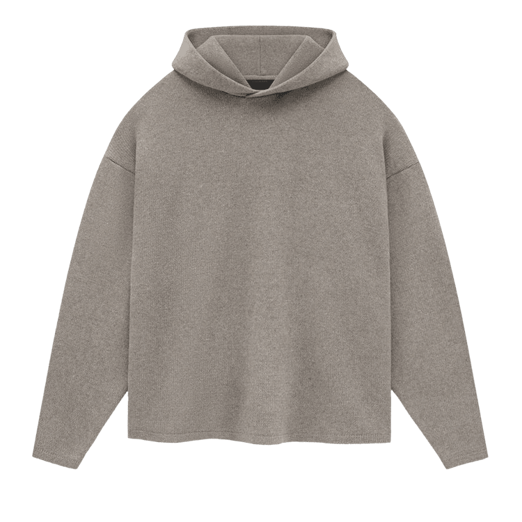 Fear of God Essentials Knit Hoodie Heather Grey (SS24) - Im Your Wardrobe