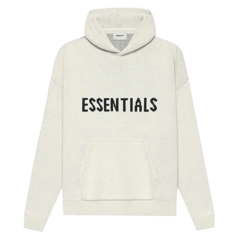 Fear of God Essentials Knit Pullover Hoodie &#39;Buttercream&#39; (SS21) - Im Your Wardrobe