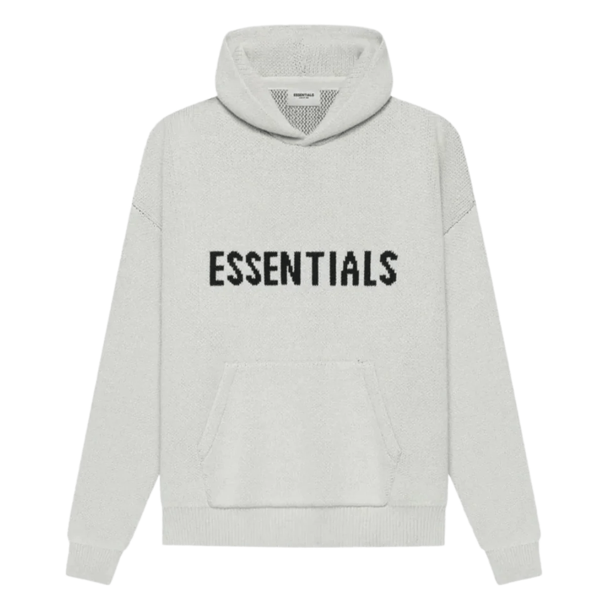 Fear of God Essentials Knit Pullover Hoodie (Light Heather Oatmeal) (SS21) - Im Your Wardrobe