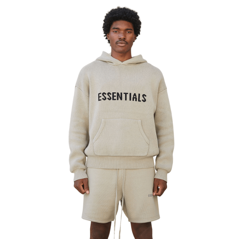 Fear of God Essentials Knit Pullover Hoodie Pistachio - Im Your Wardrobe