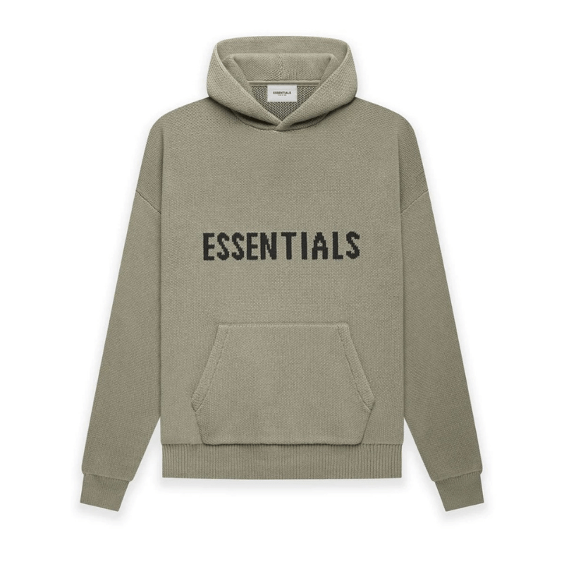 Fear of God Essentials Knit Pullover Hoodie Pistachio