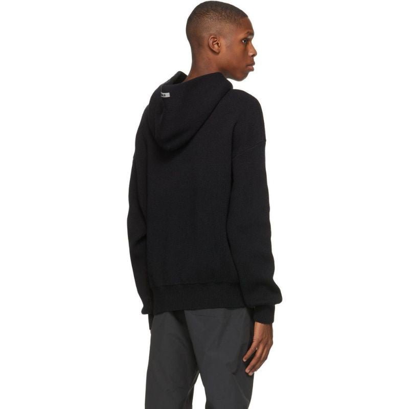 Fear of God Essentials Knit Pullover Hoodie (SS21) Black - Im Your Wardrobe