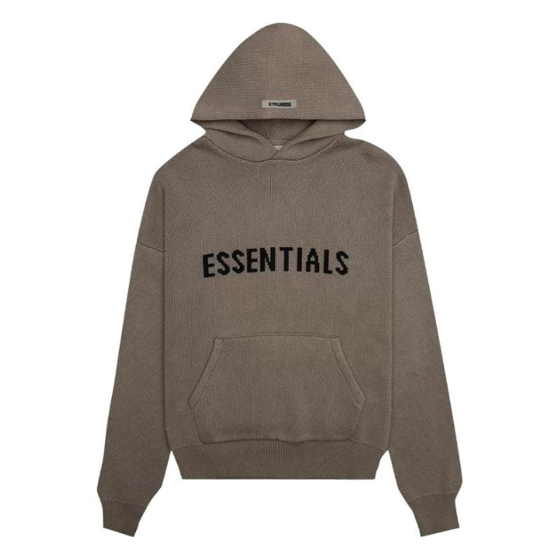 Fear of God Essentials Knit Pullover Hoodie (SS21) Taupe