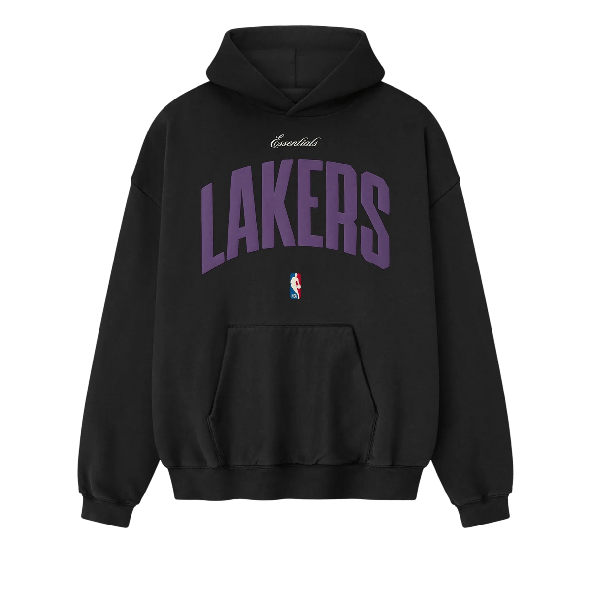 Fear of God Essentials Lakers 90s Hoodie Black - Im Your Wardrobe