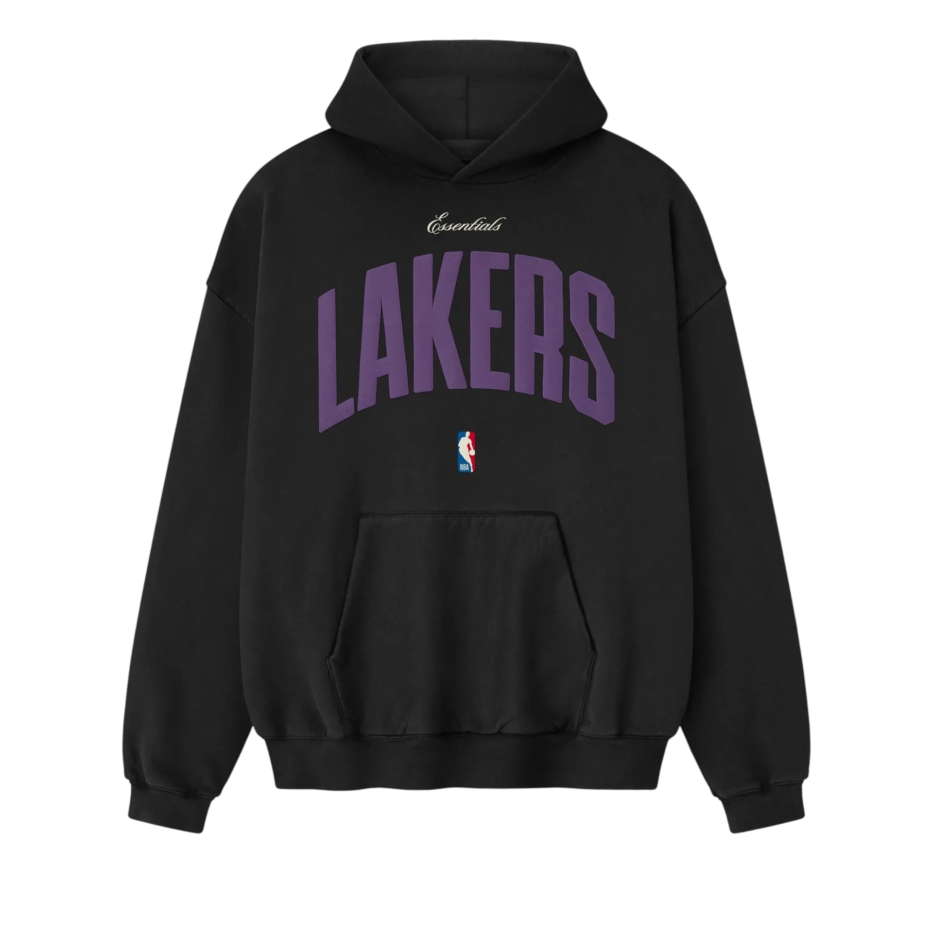 Fear of God Essentials Lakers 90s Hoodie Black - Im Your Wardrobe