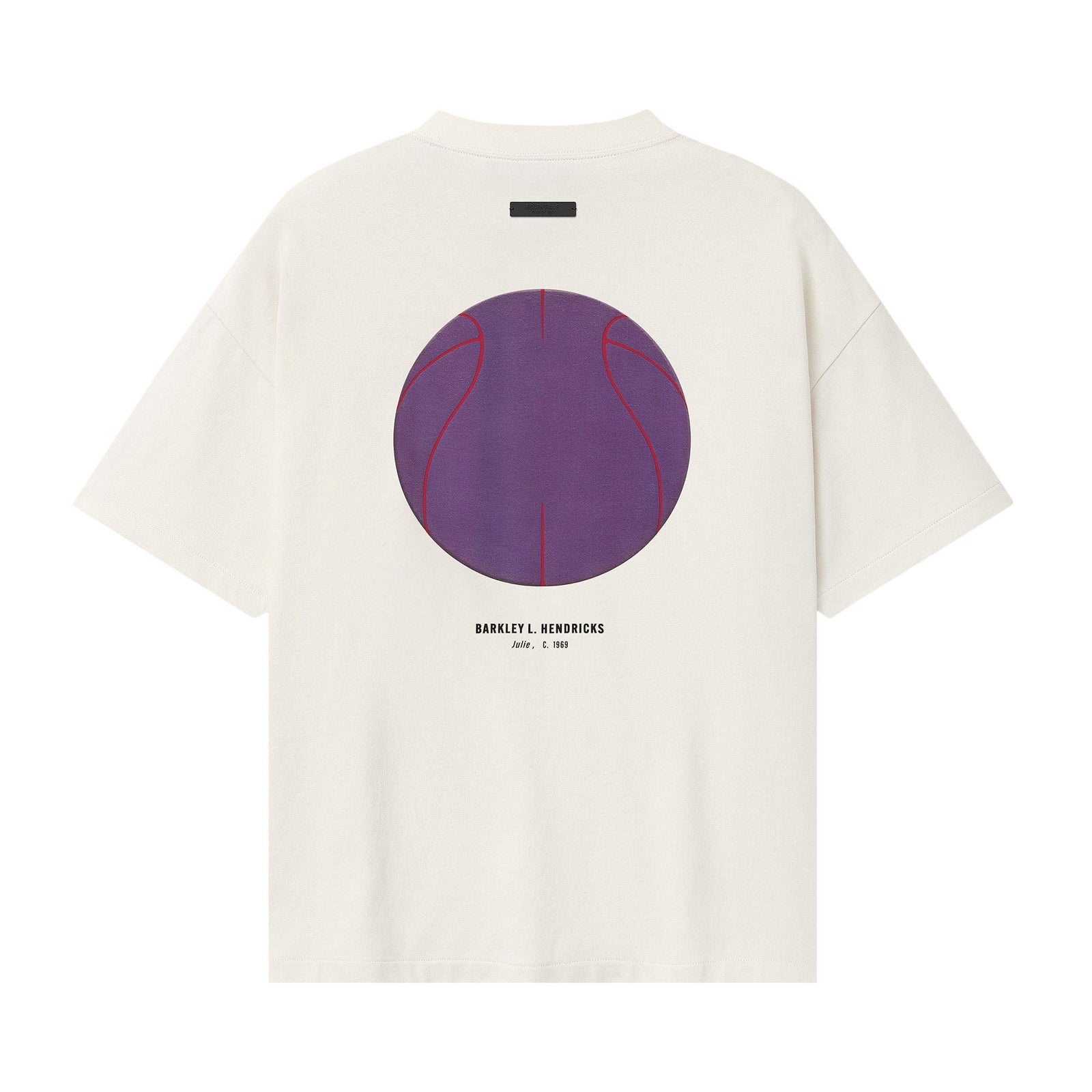 Fear of God Essentials Lakers x Barkley Hendricks 90s Tee Ivory (SS26) - Im Your Wardrobe