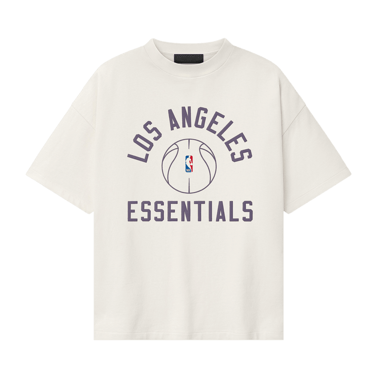 Fear of God Essentials Lakers x Barkley Hendricks 90s Tee Ivory (SS26) - Im Your Wardrobe