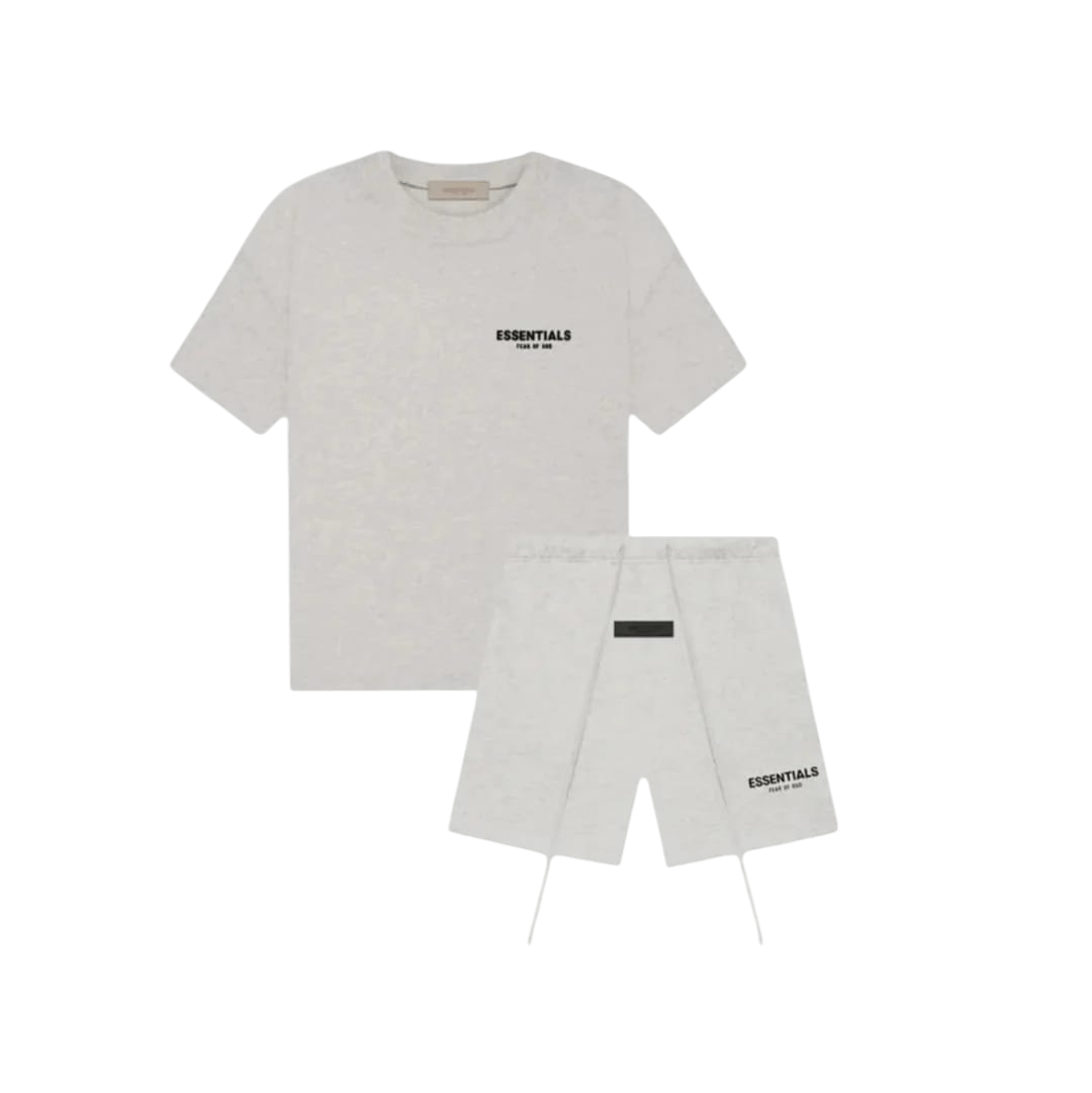 Fear of God Essentials Light Oatmeal Set (SS22) - Im Your Wardrobe