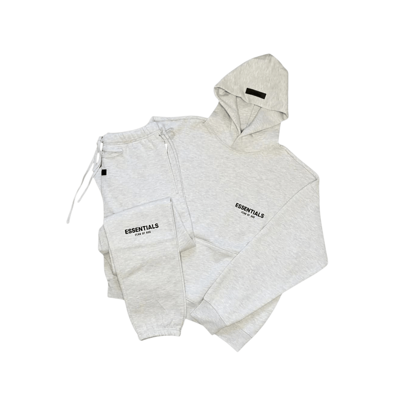 Fear of God Essentials Light Oatmeal Tracksuit (SS22) - Im Your Wardrobe