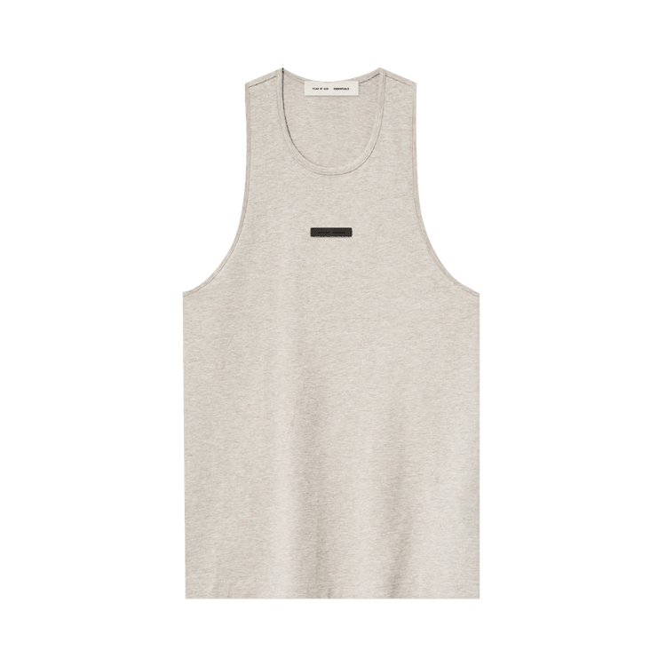 Fear of God Essentials Lightweight Essential Tank Heather Stone (SS25) - Im Your Wardrobe