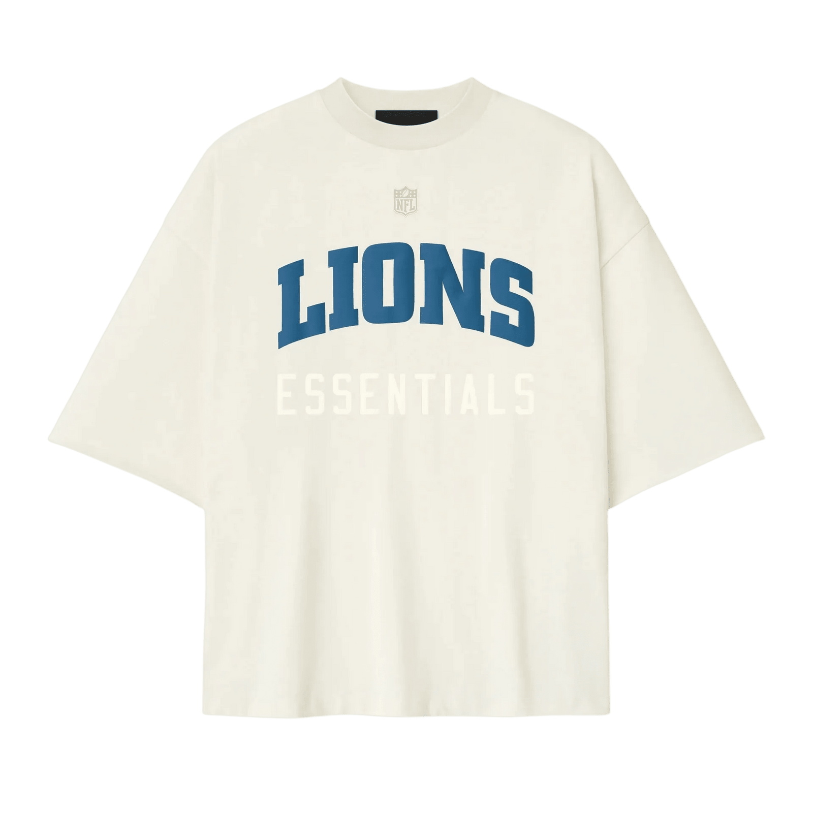 Fear of God Essentials Lions 90s 3/4 Sleeve Football Tee Cream White
