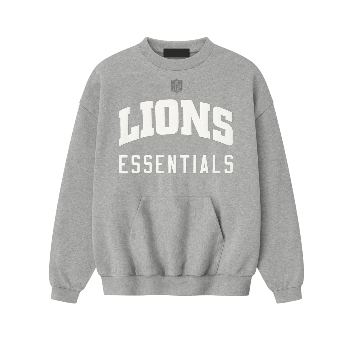Fear of God Essentials Lions Sport Crewneck Concrete Heather - Im Your Wardrobe