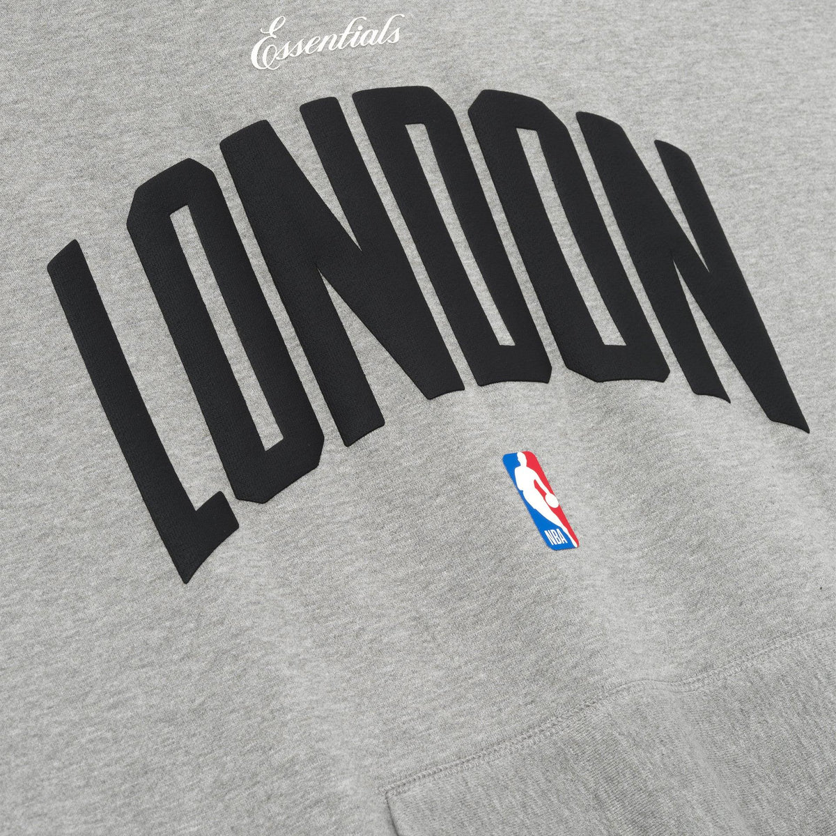 Fear of God Essentials London 90s Hoodie Concrete Heather - Im Your Wardrobe
