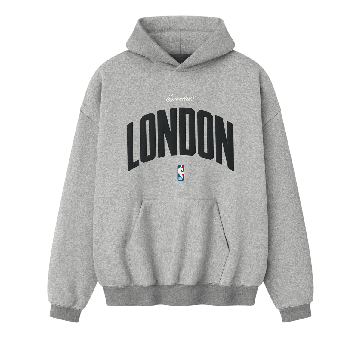 Fear of God Essentials London 90s Hoodie Concrete Heather - Im Your Wardrobe