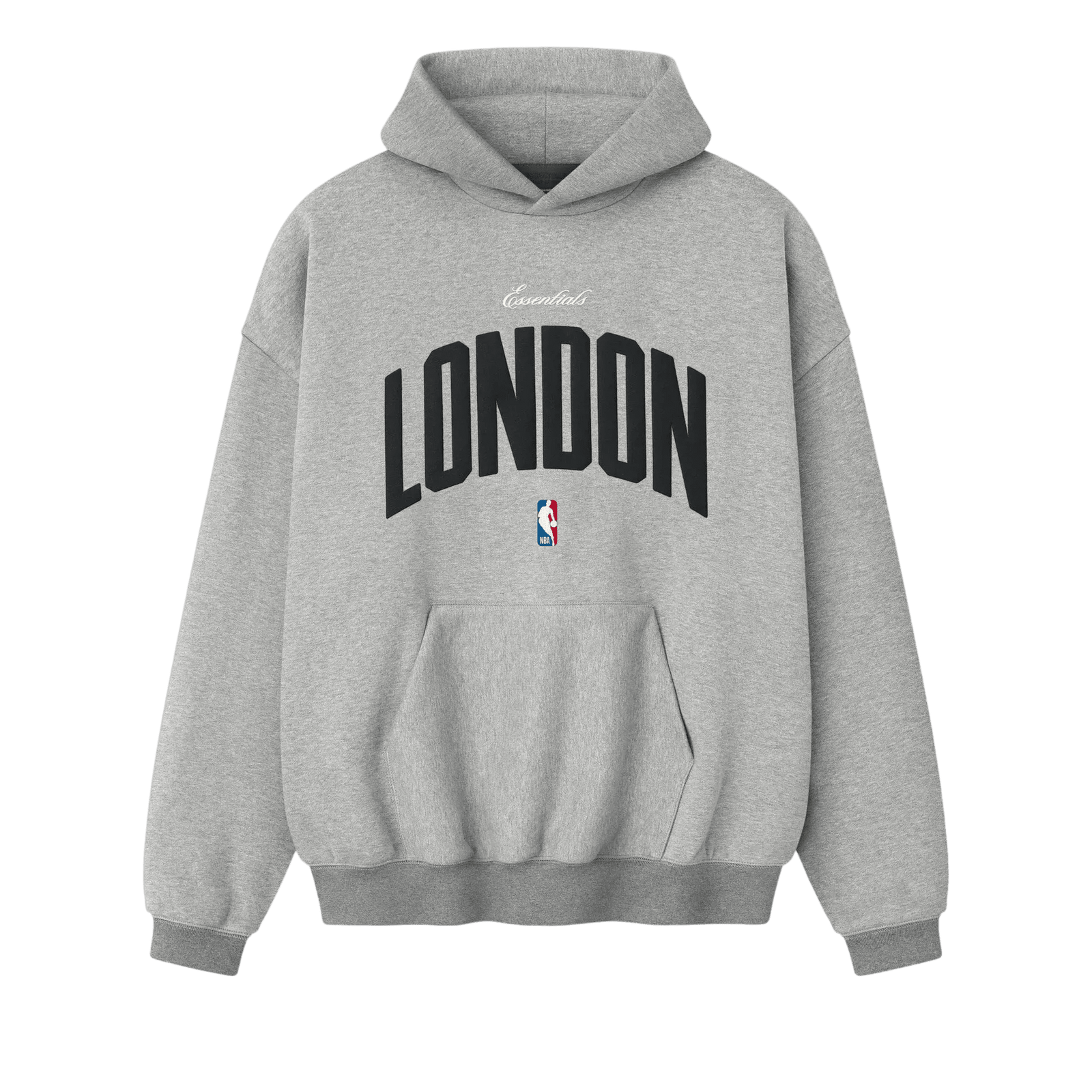 Fear of God Essentials London 90s Hoodie Concrete Heather - Im Your Wardrobe