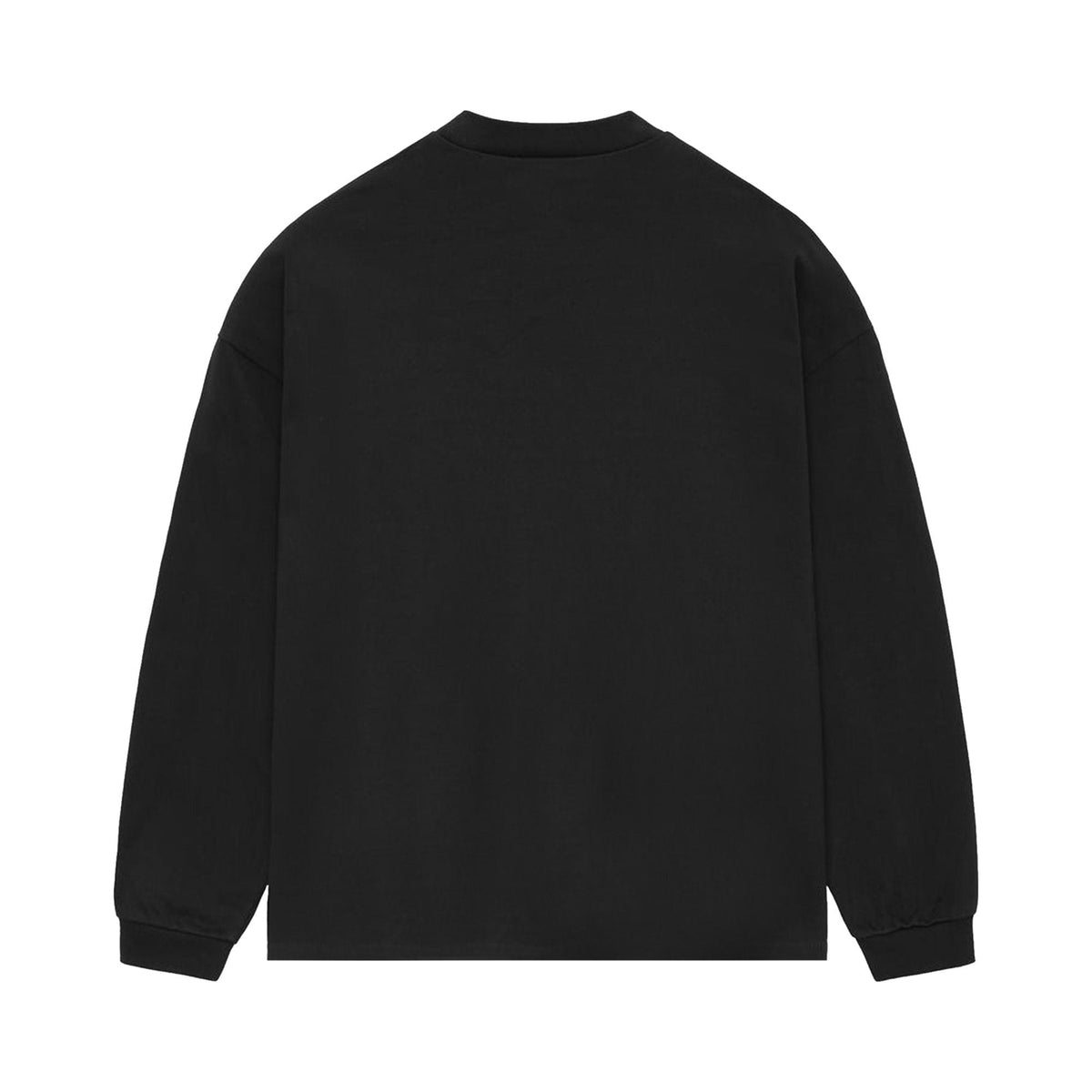 Fear of God Essentials Long-Sleeve Tee Black (SS24) - Im Your Wardrobe
