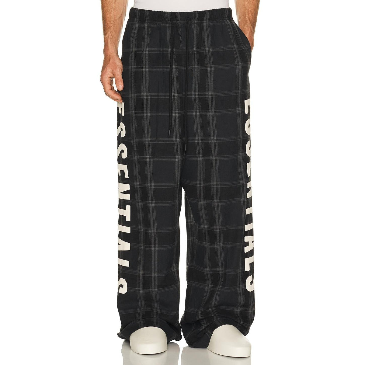 Fear of God Essentials Lounge Pant Vintage Black Plaid - Im Your Wardrobe