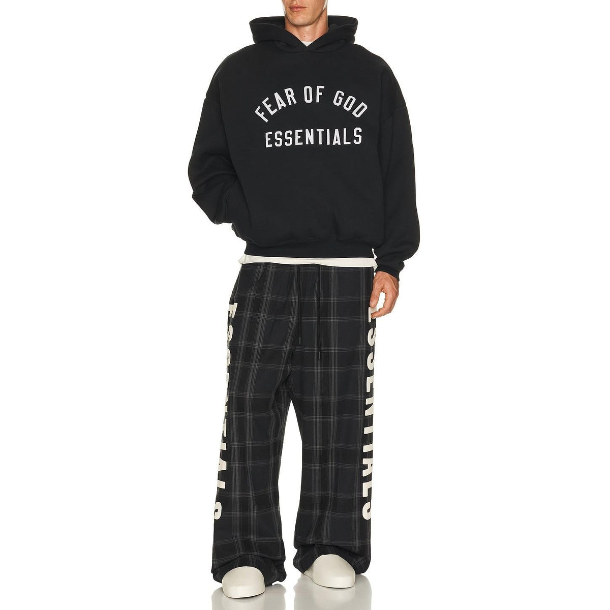 Fear of God Essentials Lounge Pant Vintage Black Plaid - Im Your Wardrobe