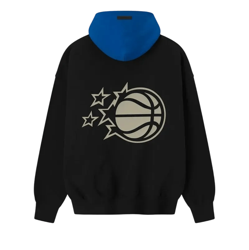 Fear of God Essentials Magic Sport Hoodie Vintage Black/Blue - Im Your Wardrobe