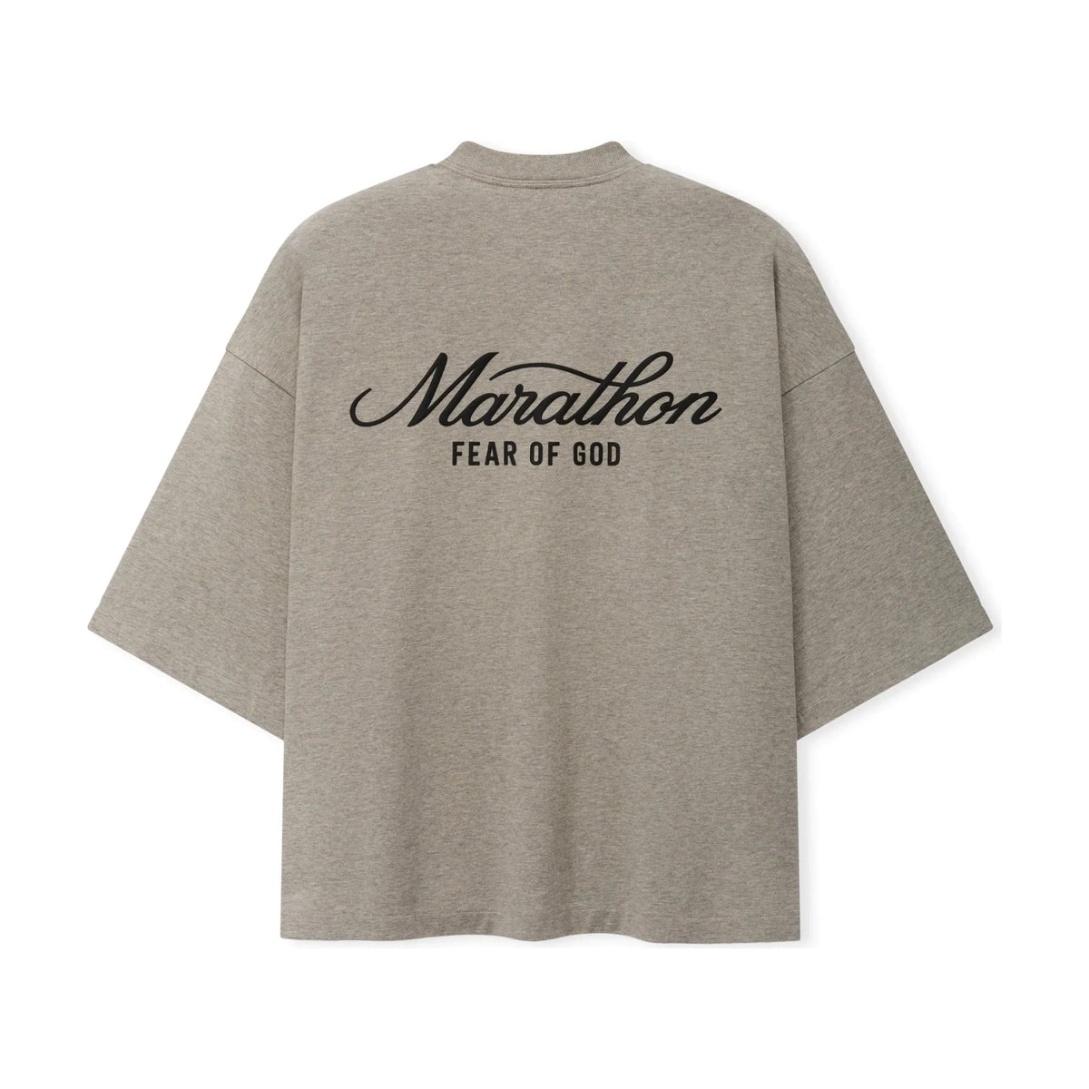 Fear of God Essentials Marathon Merch Tee Warm Heather back