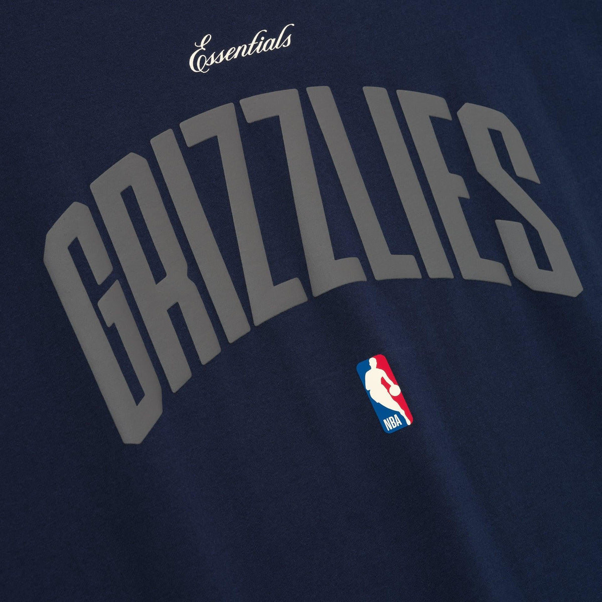 Fear of God Essentials Memphis Grizzlies 90s Fit Tee Midnight Navy - Im Your Wardrobe