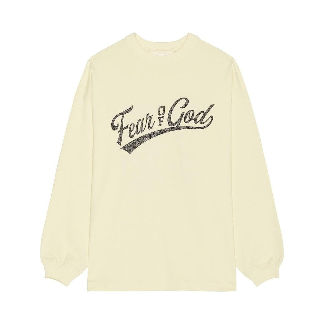 Fear of God Essentials Merch Long Sleeve Tee Chalk - Im Your Wardrobe