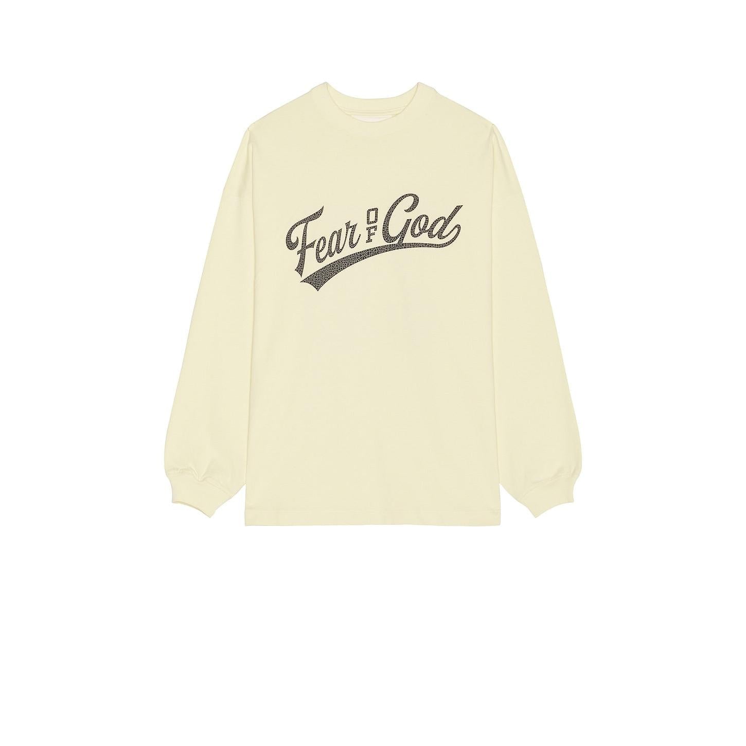 Fear of God Essentials Merch Long Sleeve Tee Chalk - Im Your Wardrobe