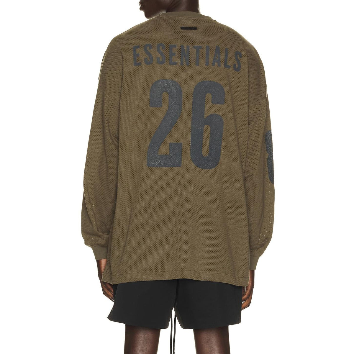 Fear of God Essentials Merch Long Sleeve Tee Moss - Im Your Wardrobe