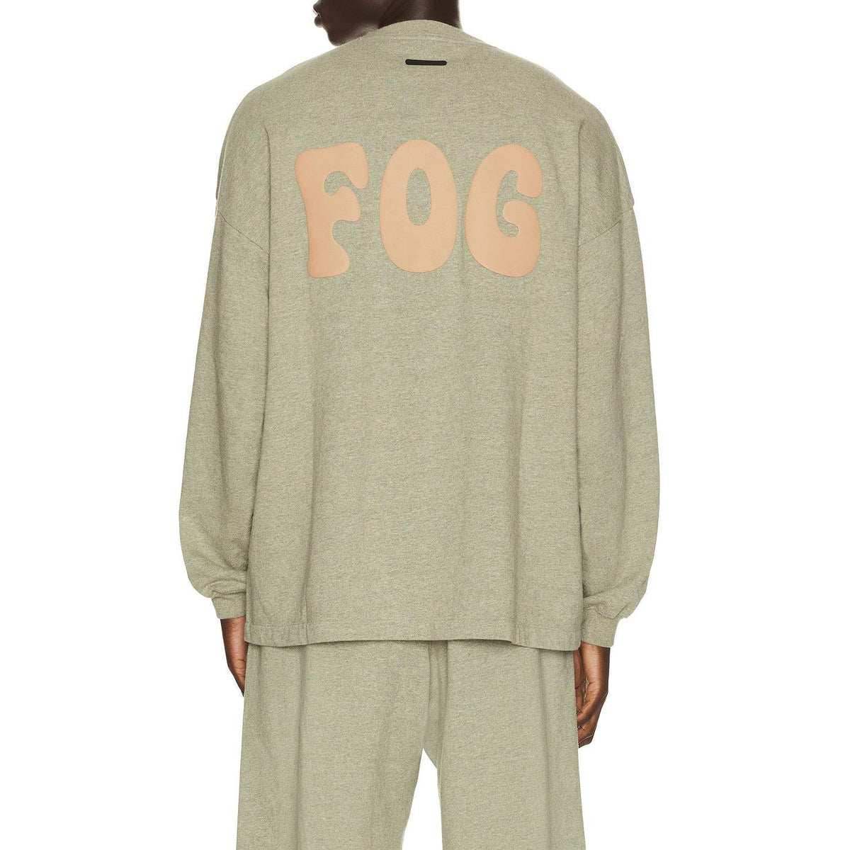 Fear of God Essentials Merch Long Sleeve Tee Washed Seal Heather - Im Your Wardrobe
