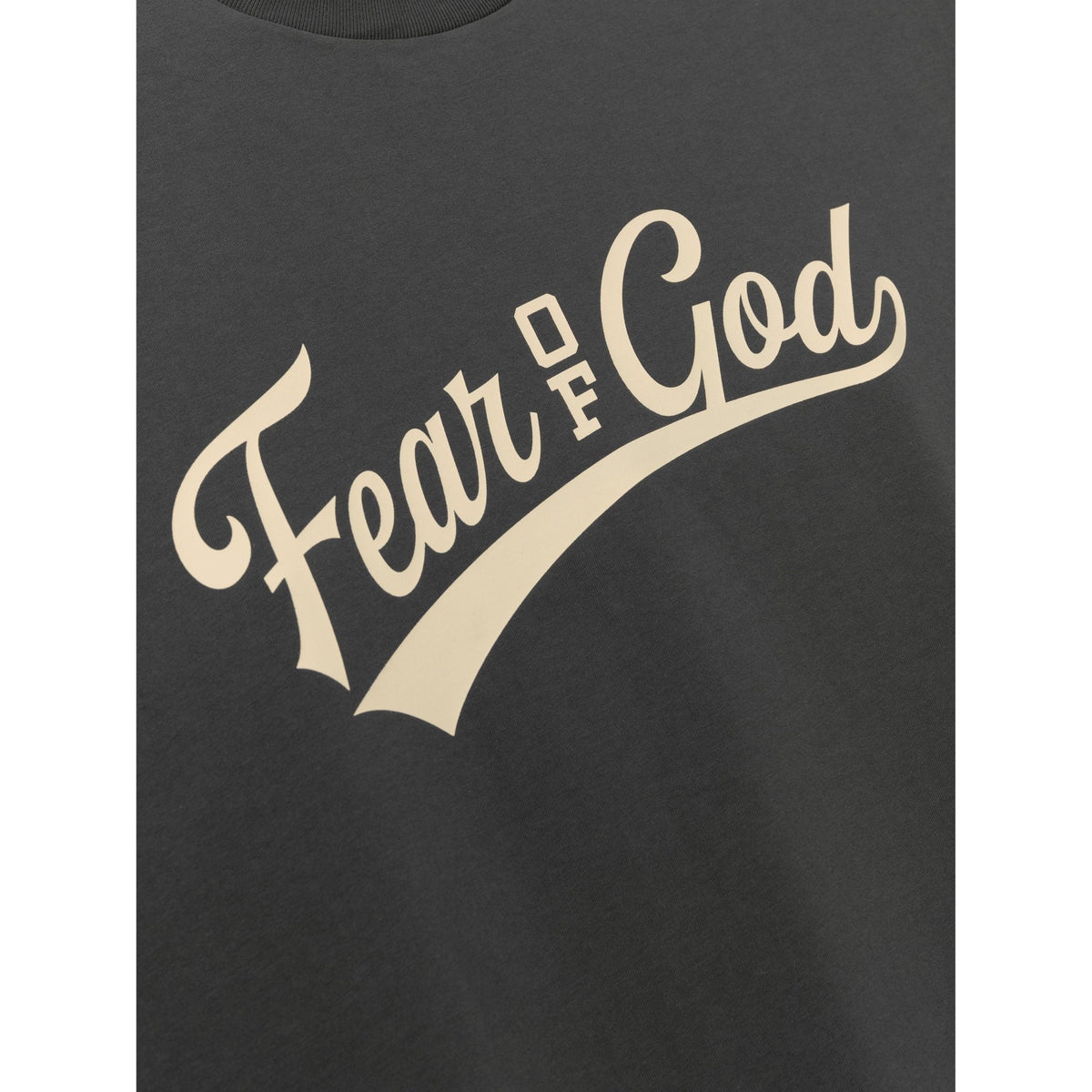Fear of God Essentials Merch Tee Boxy Fit Crackle 26 Iron Grey - Im Your Wardrobe