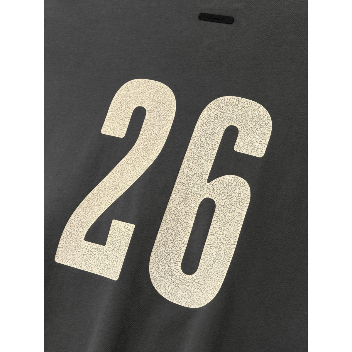 Fear of God Essentials Merch Tee Boxy Fit Crackle 26 Iron Grey - Im Your Wardrobe