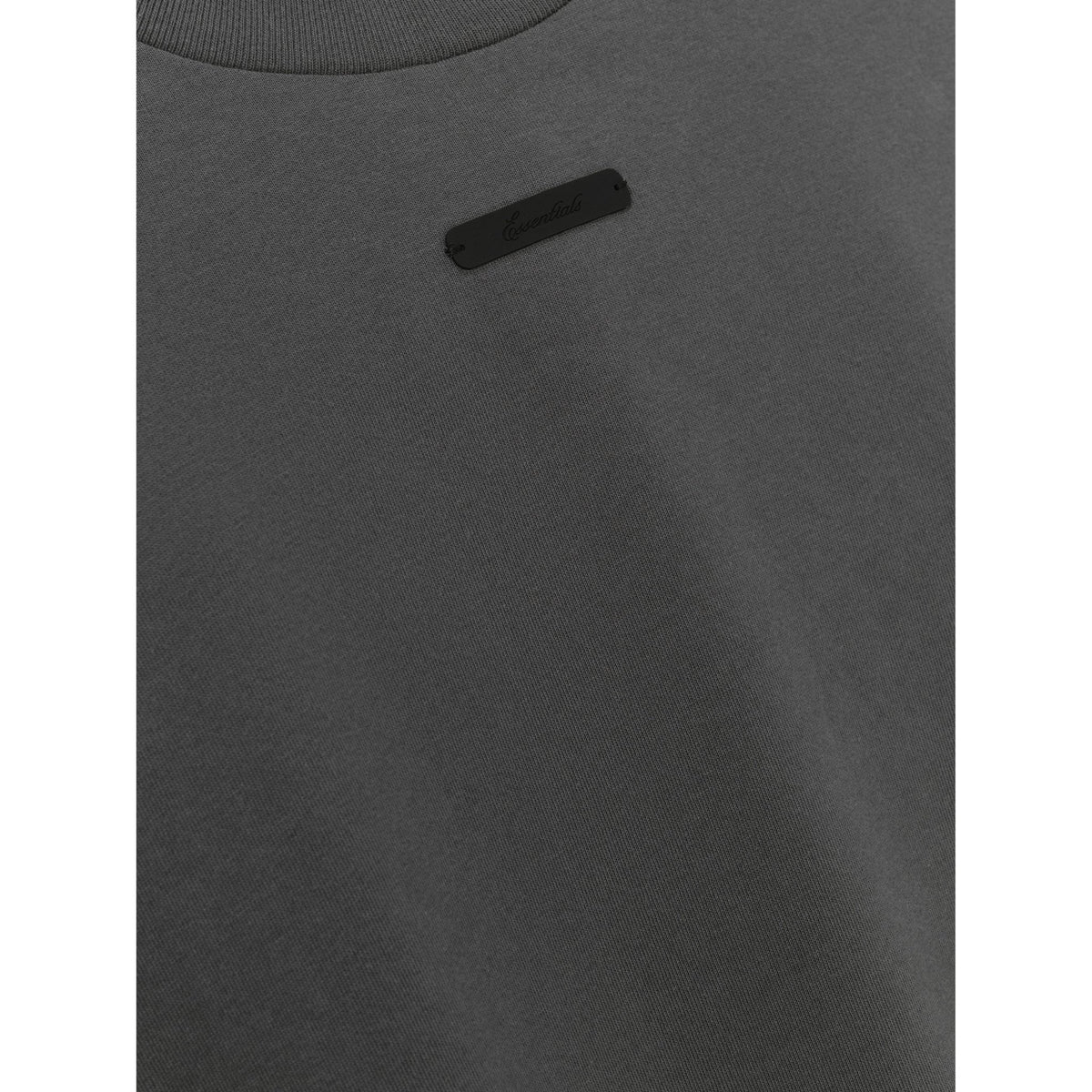 Fear of God Essentials Merch Tee Boxy Fit Iron Grey - Im Your Wardrobe